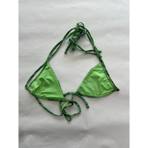 NWOT ALT Bikini Top in Green Print - Picture 2 of 3